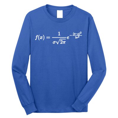 Normal Distribution Statistics Probablity Data Analyst Joke Meaningful Gift Long Sleeve Shirt