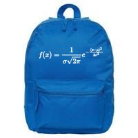 Normal Distribution Statistics Probablity Data Analyst Joke Meaningful Gift 16 in Basic Backpack