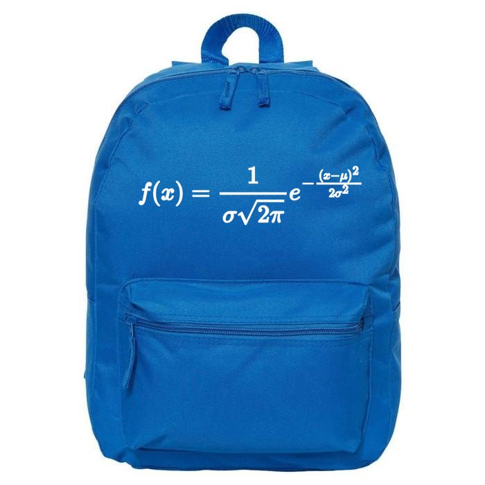 Normal Distribution Statistics Probablity Data Analyst Joke Meaningful Gift 16 in Basic Backpack