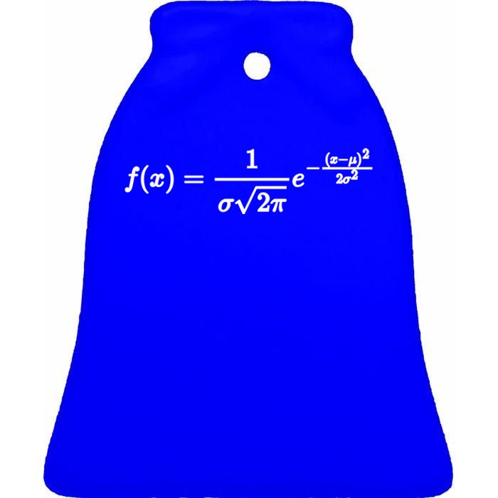 Normal Distribution Statistics Probablity Data Analyst Joke Meaningful Gift Ceramic Bell Ornament