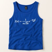 Normal Distribution Statistics Probablity Data Analyst Joke Meaningful Gift Tank Top