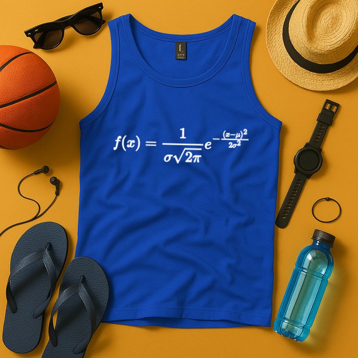 Normal Distribution Statistics Probablity Data Analyst Joke Meaningful Gift Tank Top