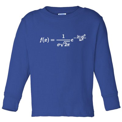 Normal Distribution Statistics Probablity Data Analyst Joke Meaningful Gift Toddler Long Sleeve Shirt