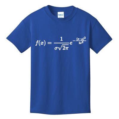 Normal Distribution Statistics Probablity Data Analyst Joke Meaningful Gift Kids T-Shirt