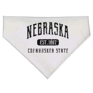 Nebraska Distressed Sports Design USA-Made Doggie Bandana