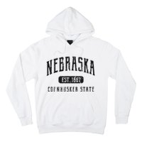 Nebraska Distressed Sports Design Hoodie