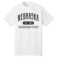 Nebraska Distressed Sports Design Tall T-Shirt