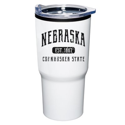 Nebraska Distressed Sports Design Tumbler