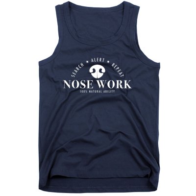 Nosework Dog Sport Training Nose Work Scent Work For Dogs Tank Top