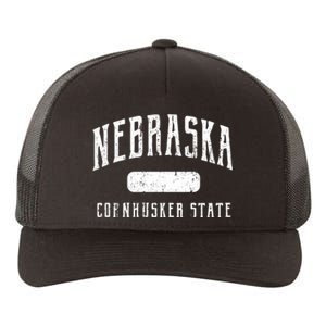 Nebraska Distressed Sports Yupoong Adult 5-Panel Trucker Hat