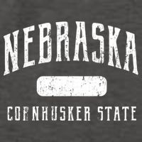 Nebraska Distressed Sports Vector Backpack
