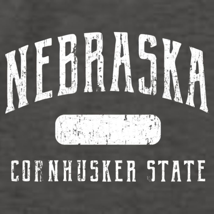 Nebraska Distressed Sports Vector Backpack