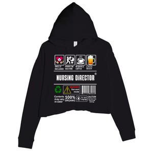 Nursing Director Skills Included Problem Solving Coffee Beer Gift Crop Fleece Hoodie