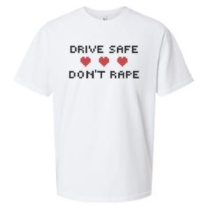 Notinteresting Drive Safe DonT Rape Sueded Cloud Jersey T-Shirt