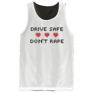 Notinteresting Drive Safe DonT Rape Mesh Reversible Basketball Jersey Tank