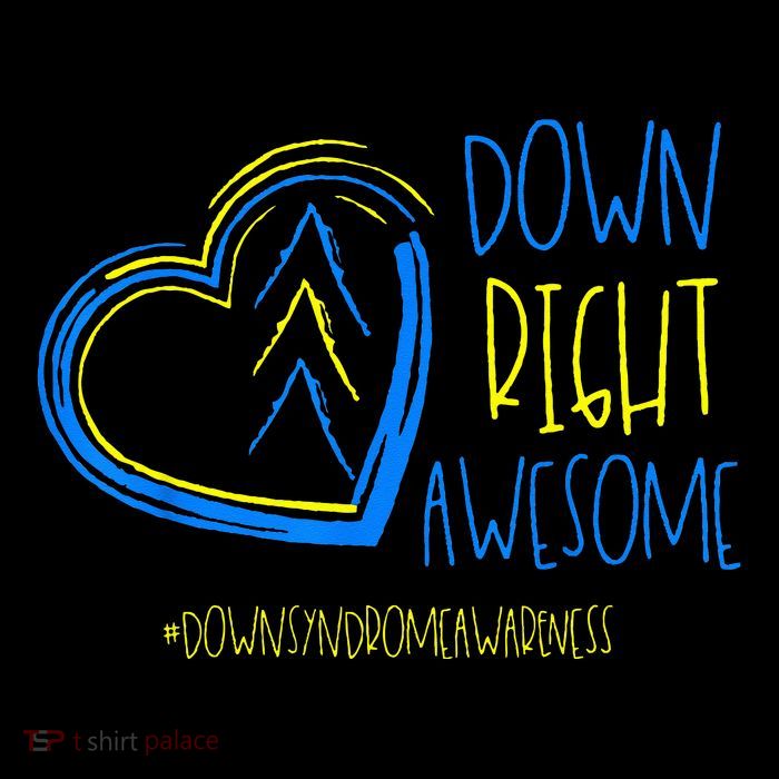 National Down Syndrome Awareness Month Down Right Awesome Flatbill Hat