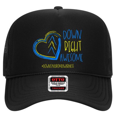 National Down Syndrome Awareness Month Down Right Awesome Trucker Hat