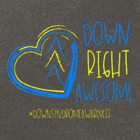 National Down Syndrome Awareness Month Down Right Awesome Cotton Canvas Backpack