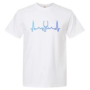 Nurse Doctor Stethoscope Heartbeat Funny Gift Cute Gift Garment-Dyed Heavyweight T-Shirt