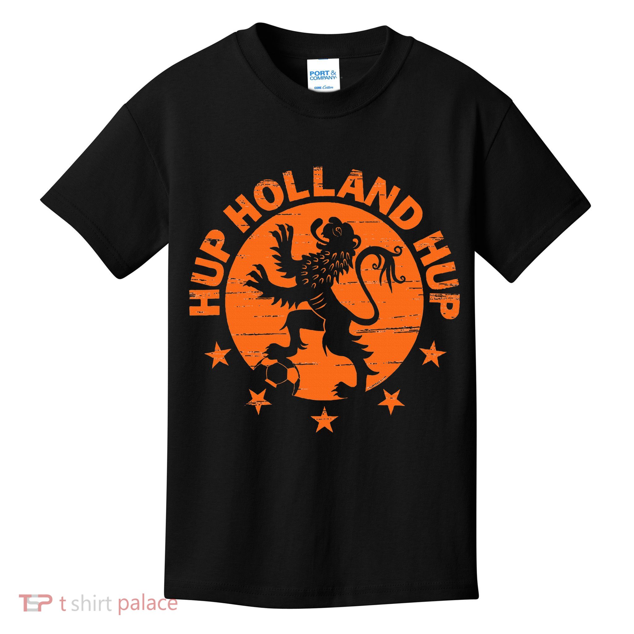 Netherlands Dutch Soccer Hup Holland Oranje Kids T-Shirt
