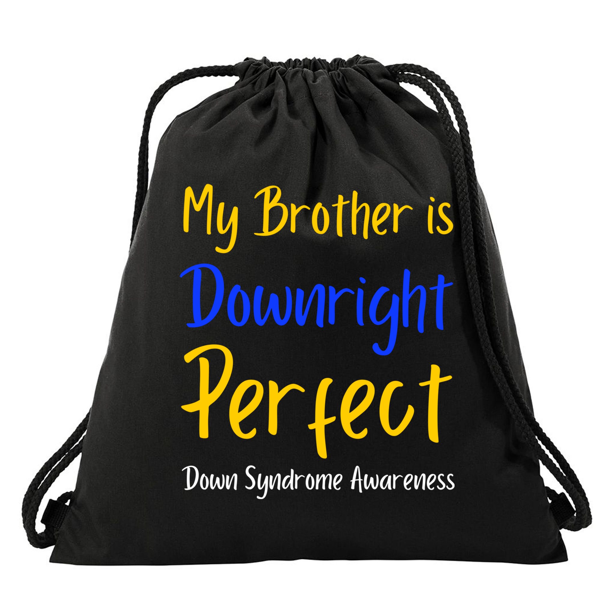 National Down Syndrome Awareness Month Support Squad T21 Gift Drawstring Bag