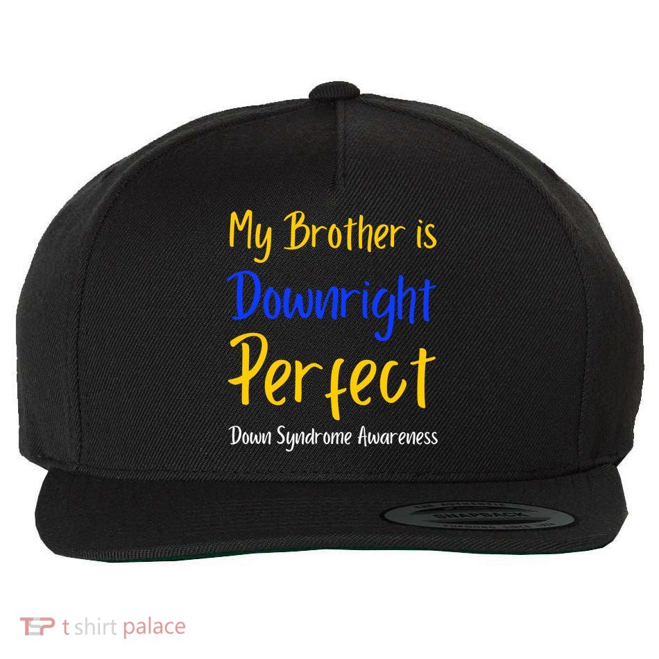National Down Syndrome Awareness Month Support Squad T21 Gift Wool Snapback Cap