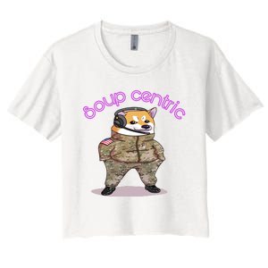 Nafo Dog Soup Centric Women's Crop Top Tee