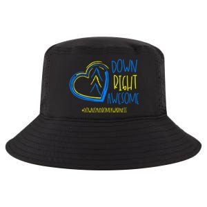 National Down Syndrome Awareness Month Down Right Awesome Gift Cool Comfort Performance Bucket Hat