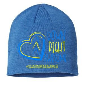 National Down Syndrome Awareness Month Down Right Awesome Gift Sustainable Beanie