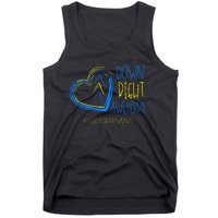 National Down Syndrome Awareness Month Down Right Awesome Tank Top