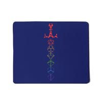 Nerdy Dice Set Collector Sword Lgbt Pride D20 Mousepad