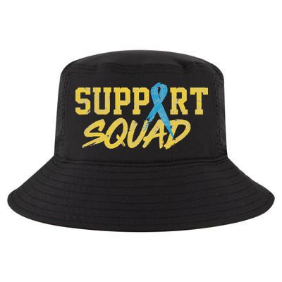 National Down Syndrome Awareness Month Support Squad T21 Cool Comfort Performance Bucket Hat