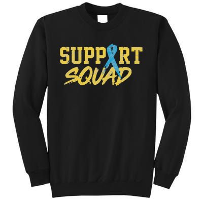 National Down Syndrome Awareness Month Support Squad T21 Sweatshirt