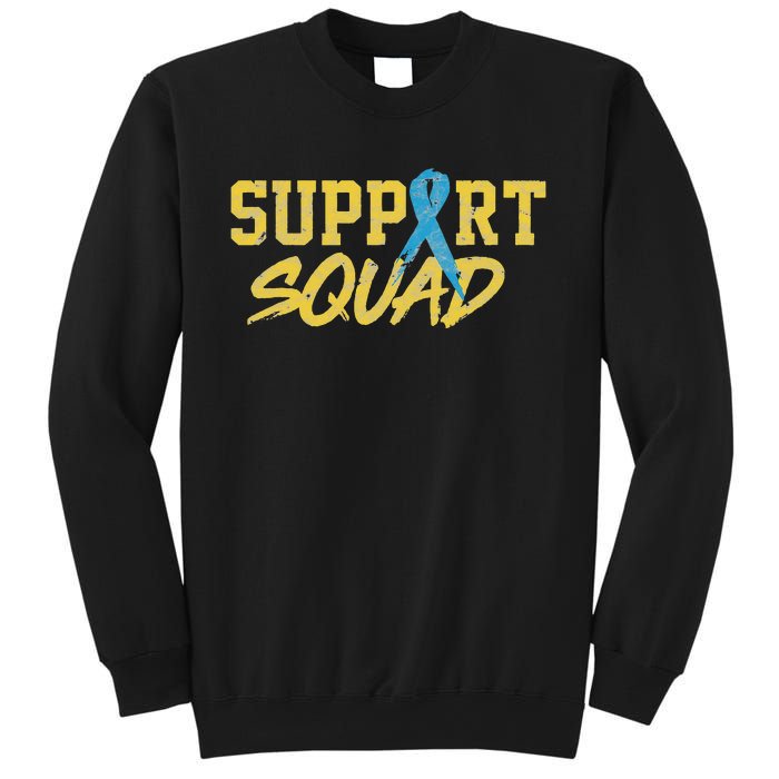 National Down Syndrome Awareness Month Support Squad T21 Sweatshirt