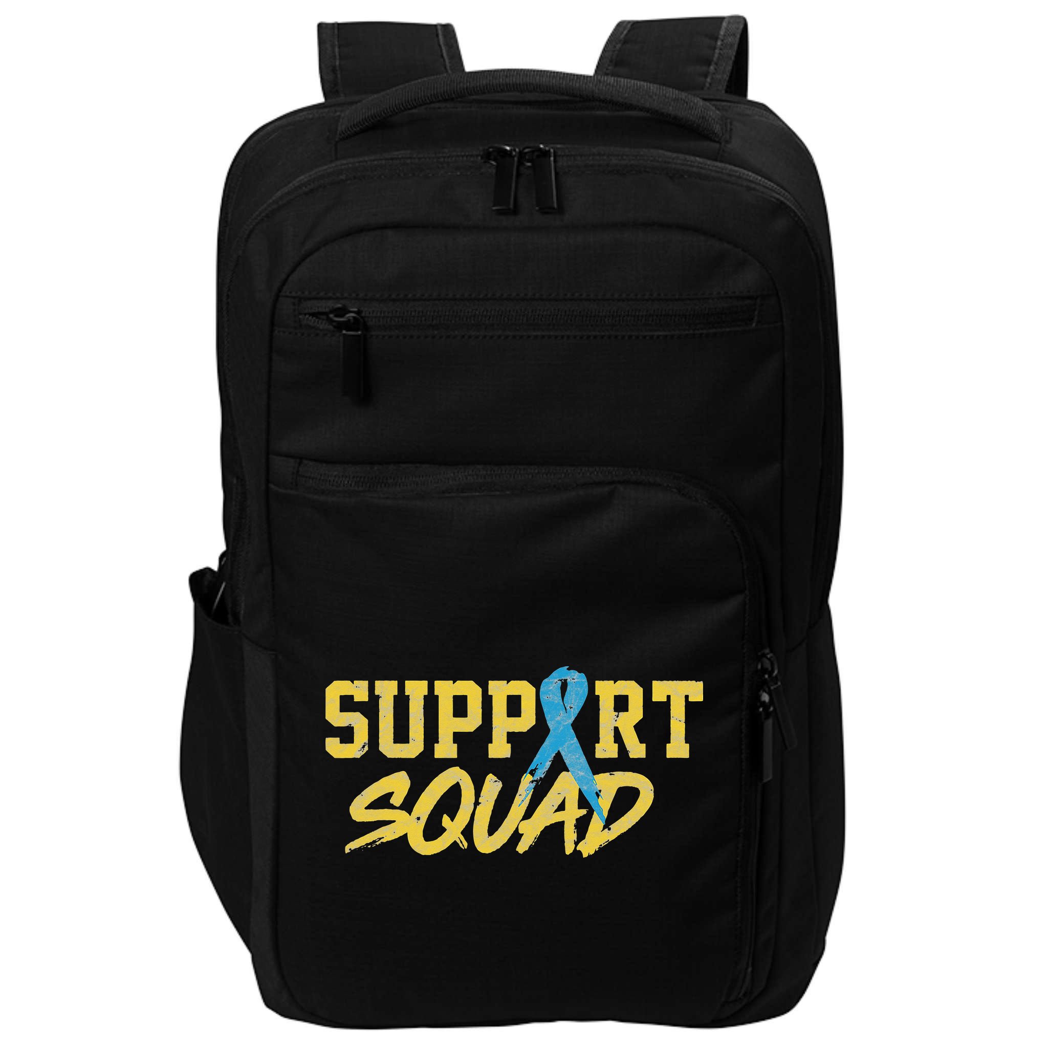 National Down Syndrome Awareness Month Support Squad T21 Impact Tech Backpack