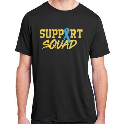 National Down Syndrome Awareness Month Support Squad T21 Adult ChromaSoft Performance T-Shirt