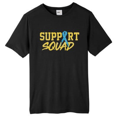 National Down Syndrome Awareness Month Support Squad T21 Tall Fusion ChromaSoft Performance T-Shirt