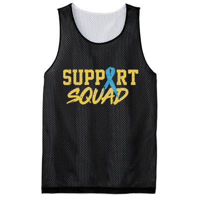 National Down Syndrome Awareness Month Support Squad T21 Mesh Reversible Basketball Jersey Tank
