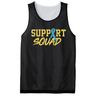 National Down Syndrome Awareness Month Support Squad T21 Mesh Reversible Basketball Jersey Tank