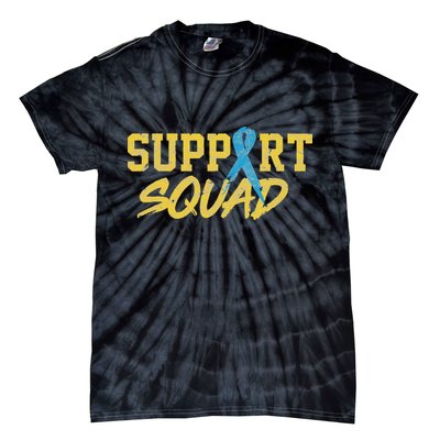 National Down Syndrome Awareness Month Support Squad T21 Tie-Dye T-Shirt