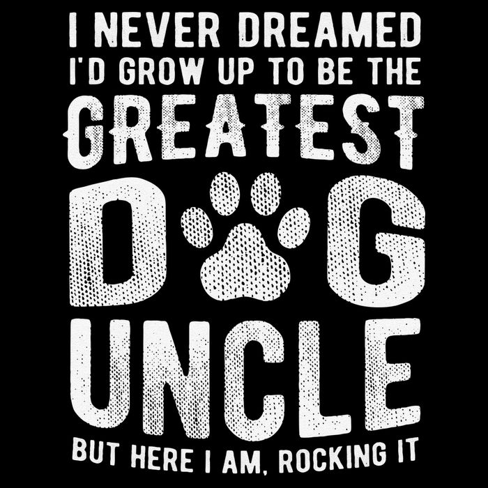 Never Dreamed To Be Greatest Dog Uncle Funny Gift Baby Bodysuit