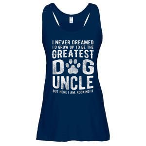 Never Dreamed To Be Greatest Dog Uncle Funny Gift Ladies Essential Flowy Tank