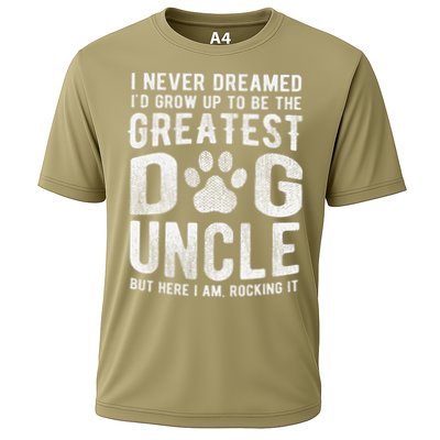 Never Dreamed To Be Greatest Dog Uncle Funny Gift Performance Shirt