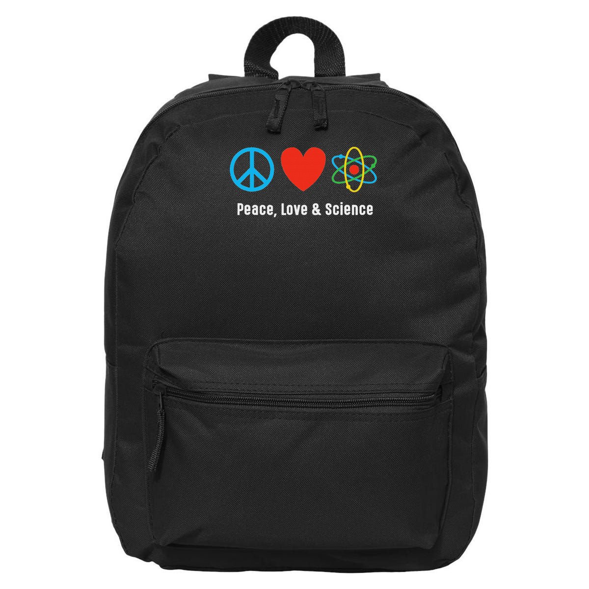 Neil Degrasse Tyson Peace, Love & Science 16 in Basic Backpack