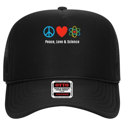 Neil Degrasse Tyson Peace, Love & Science Trucker Hat