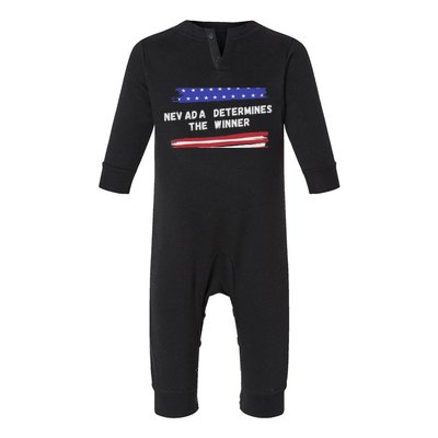 Nevada Determines The Winner Key Battleground State Infant Fleece One Piece