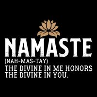 Namaste Definition The Divine In Me Honors The Divine In You Gift Doggie Tank