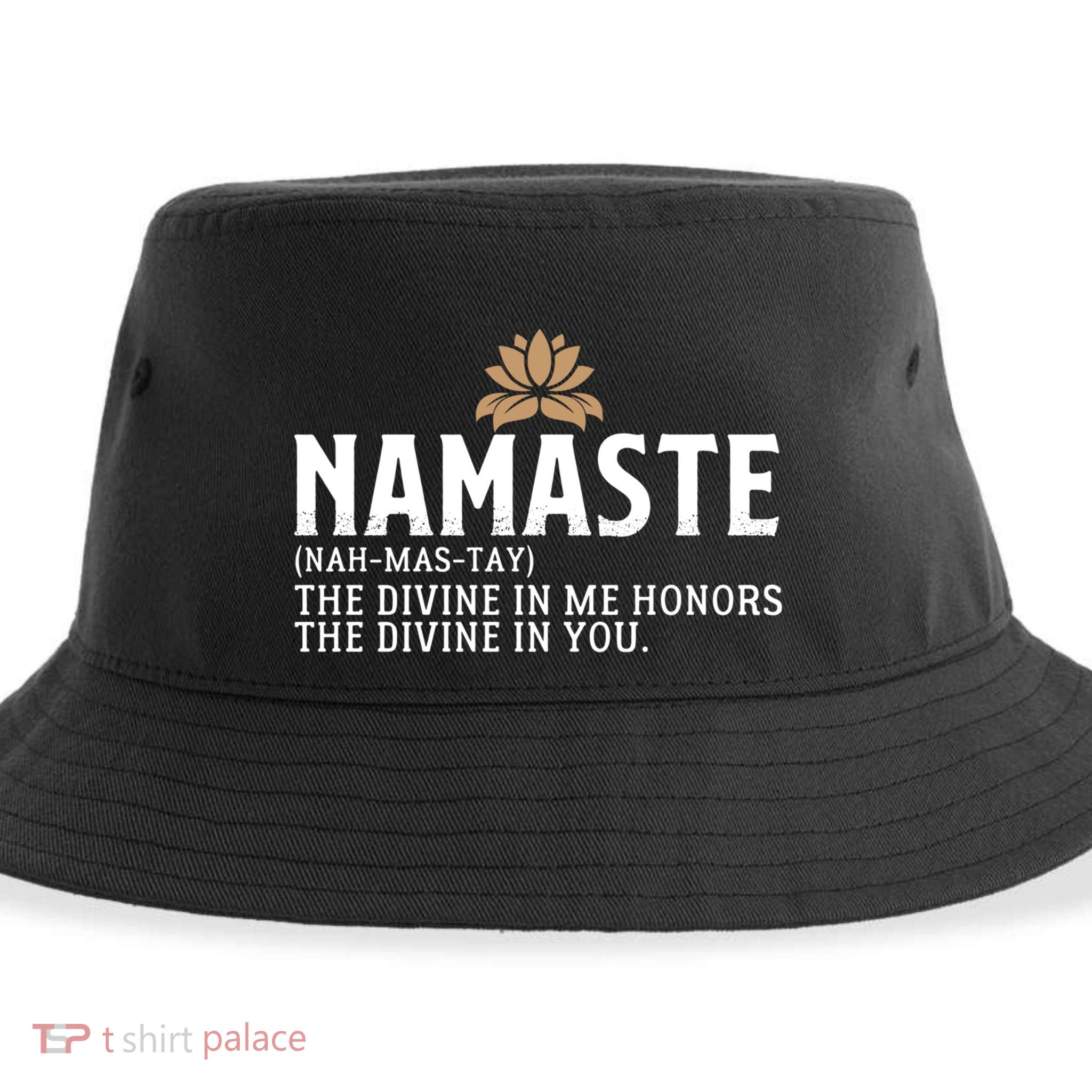 Namaste Definition The Divine In Me Honors The Divine In You Gift Sustainable Bucket Hat