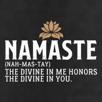 Namaste Definition The Divine In Me Honors The Divine In You Gift Golf Towel