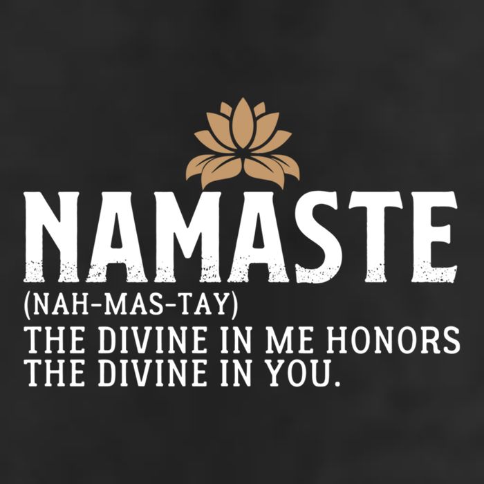 Namaste Definition The Divine In Me Honors The Divine In You Gift Golf Towel